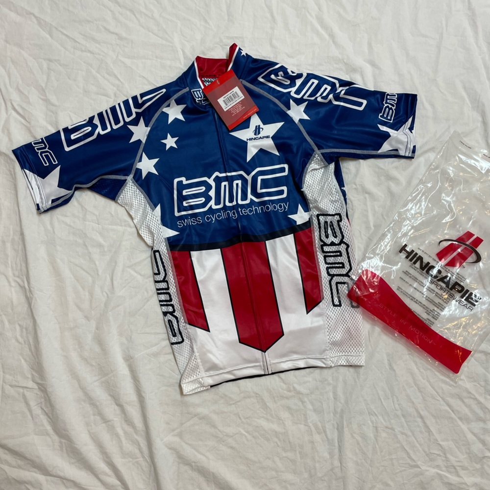 Mens HINCAPIE Cycling Jersey. Size Medium.